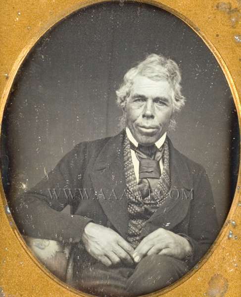 Daguerreotype, Distinguished Black Man Sixth Plate, sans frame